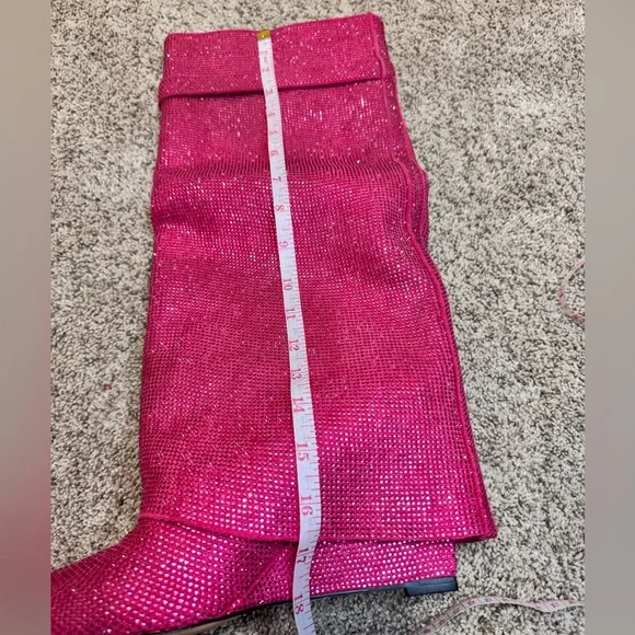 High Boots Women Size 9 Party Festival Statement Boots - Picture 8 of 12